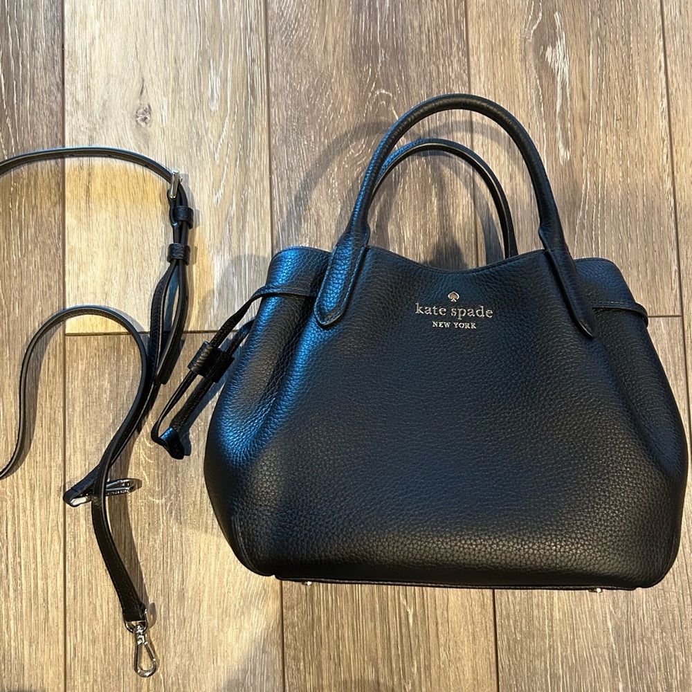 Kate Spade Small Dumpling Satchel in Black